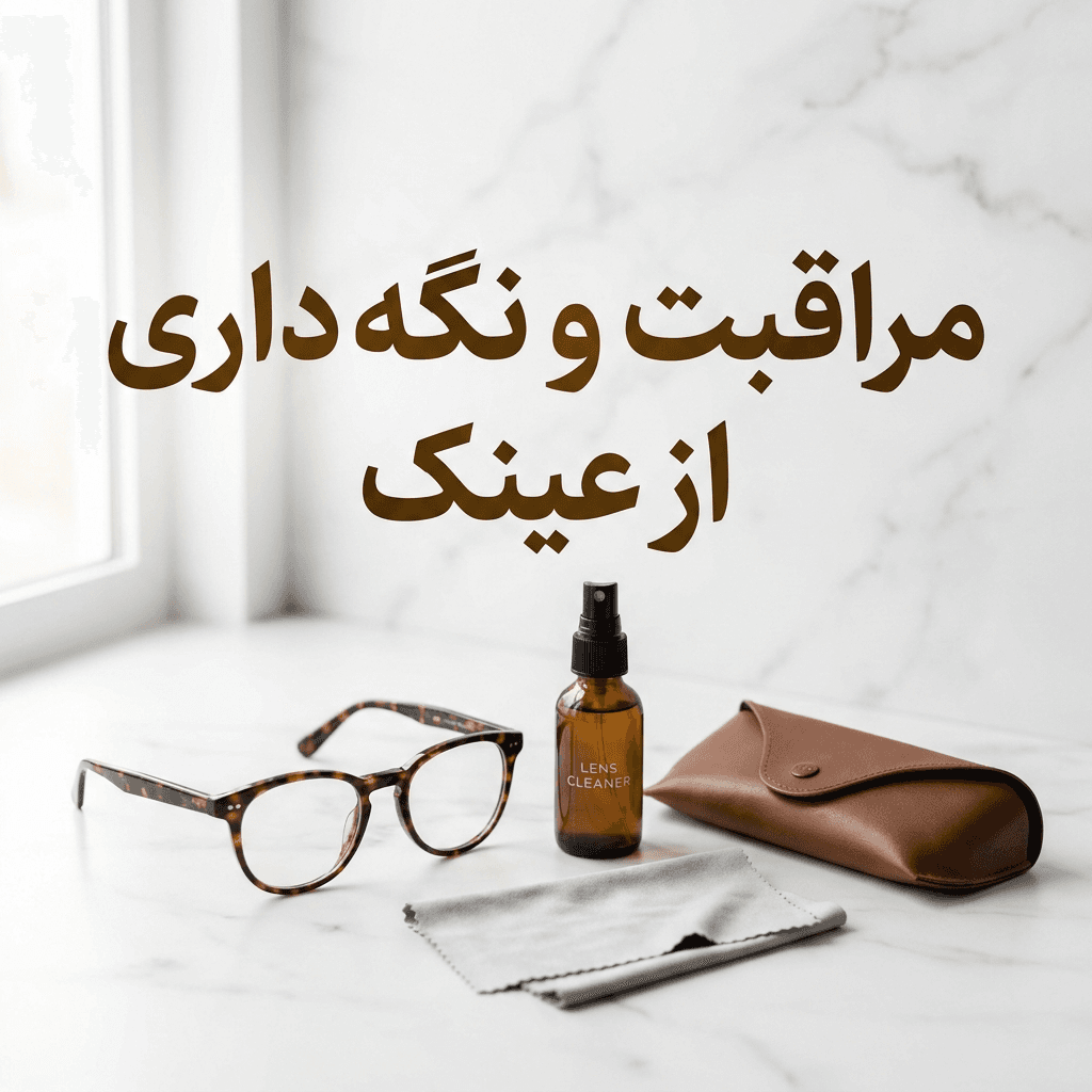 مراقبت و نگه داری از عینک