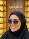 عینک آفتابی زنانه مستطیل موسکات رنگ یخی