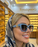 عینک آفتابی زنانه گربه ای اسکویر (آبی)