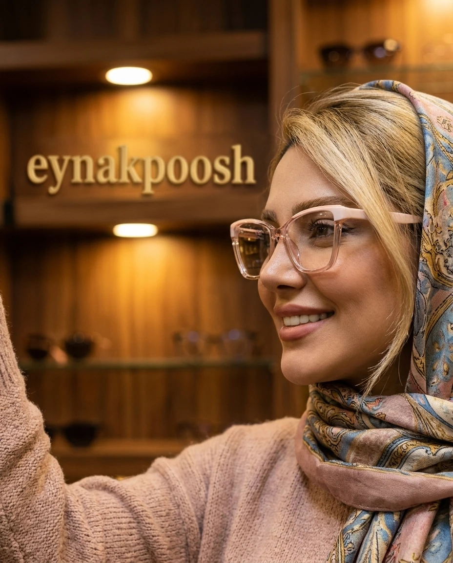 فریم عینک طبی زنانه صورتی OPR