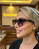 عینک آفتابی زنانه موسکات رنگ مشکی پلنگی