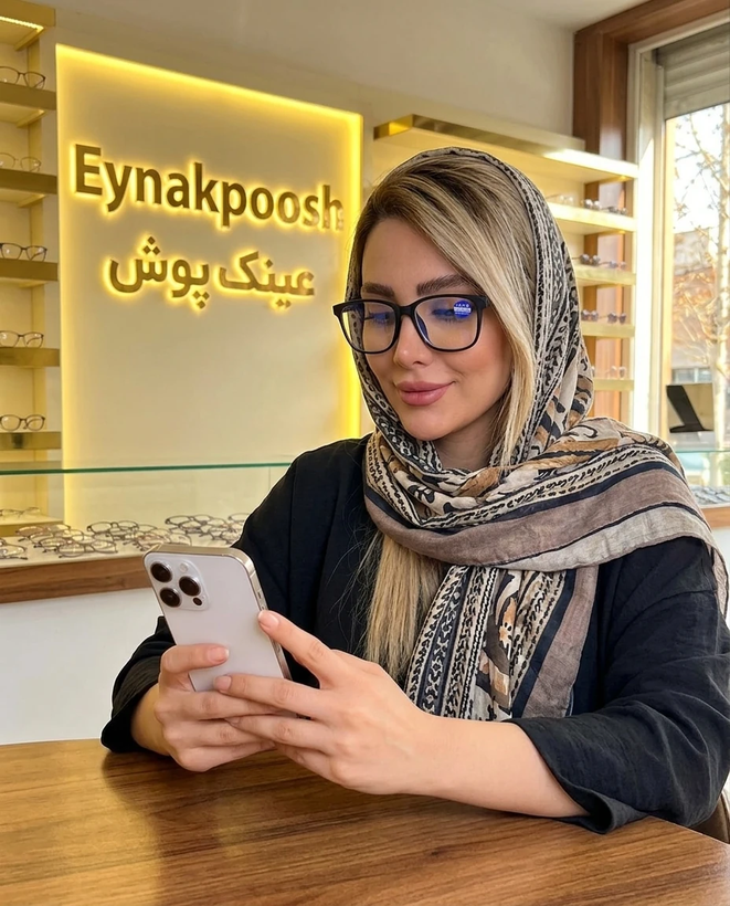 عینک مطالعه زنانه