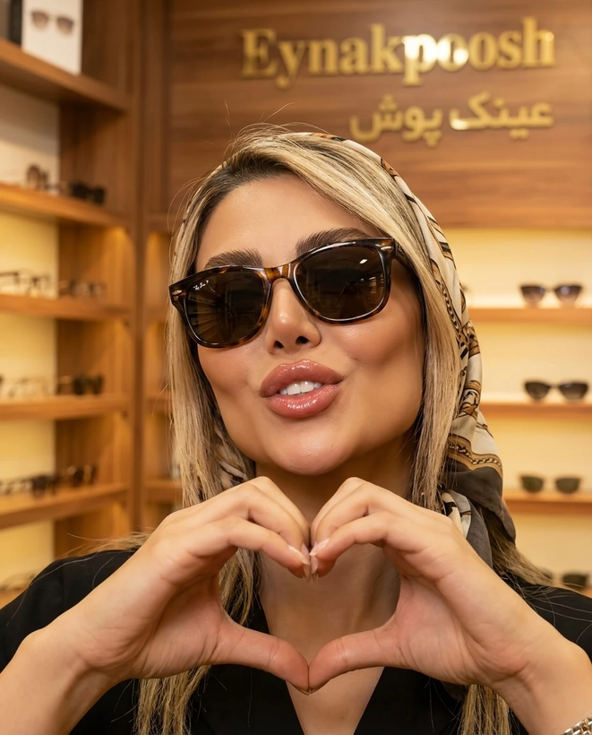 عینک زنانه ری بن