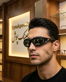 عینک ورزشی کاور دار