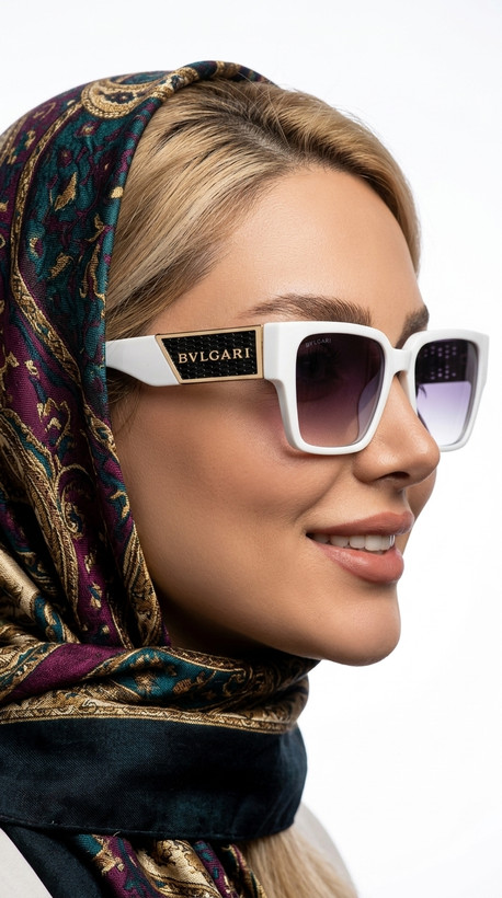 عینک سفید زنانه