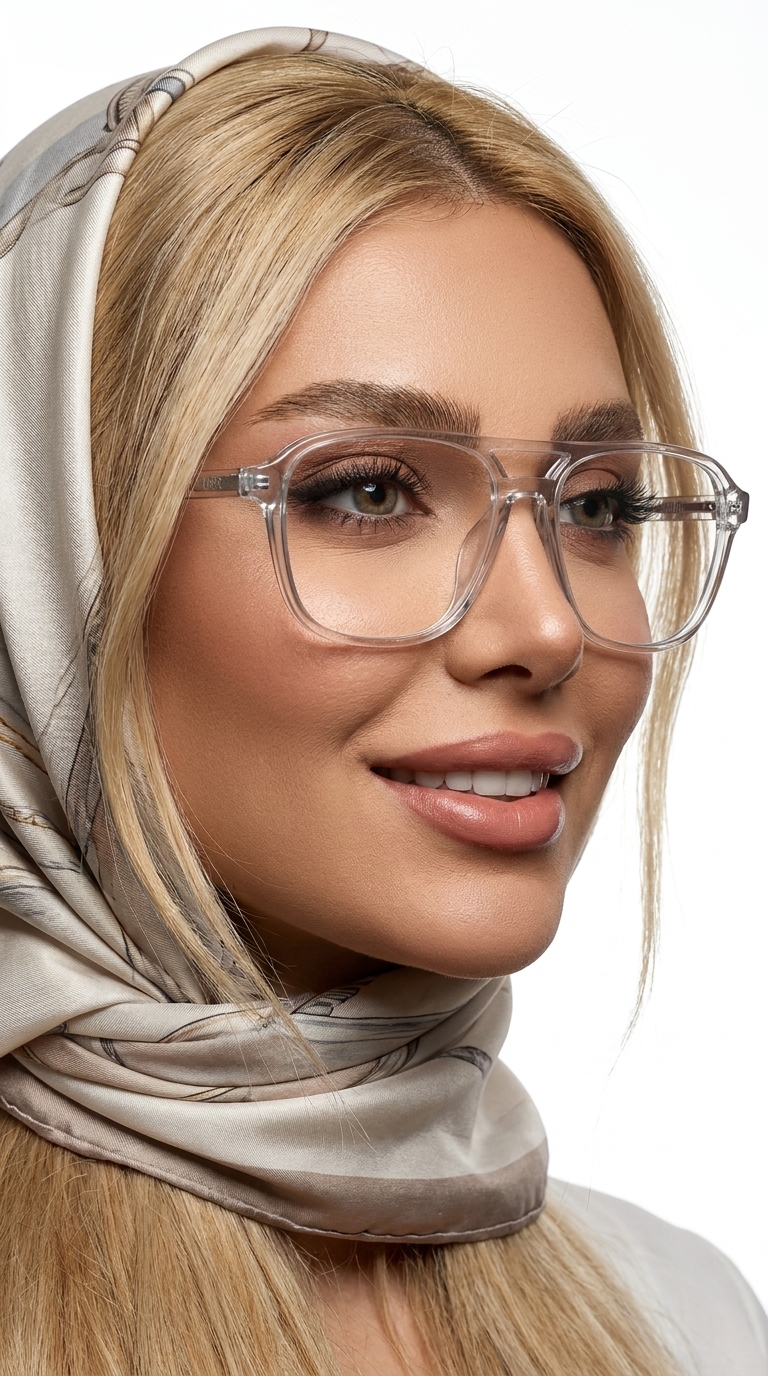 فریم عینک طبی زنانه دو پل برند opr