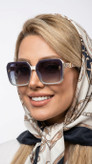 عینک سفید زنانه