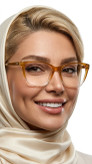 فریم عسلی زنانه