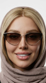 عینک گربه ای زنانه