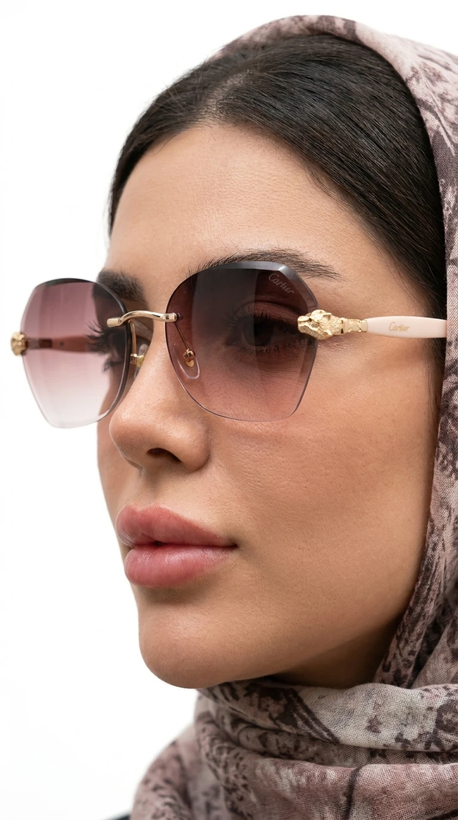 عینک فریم لس زنانه
